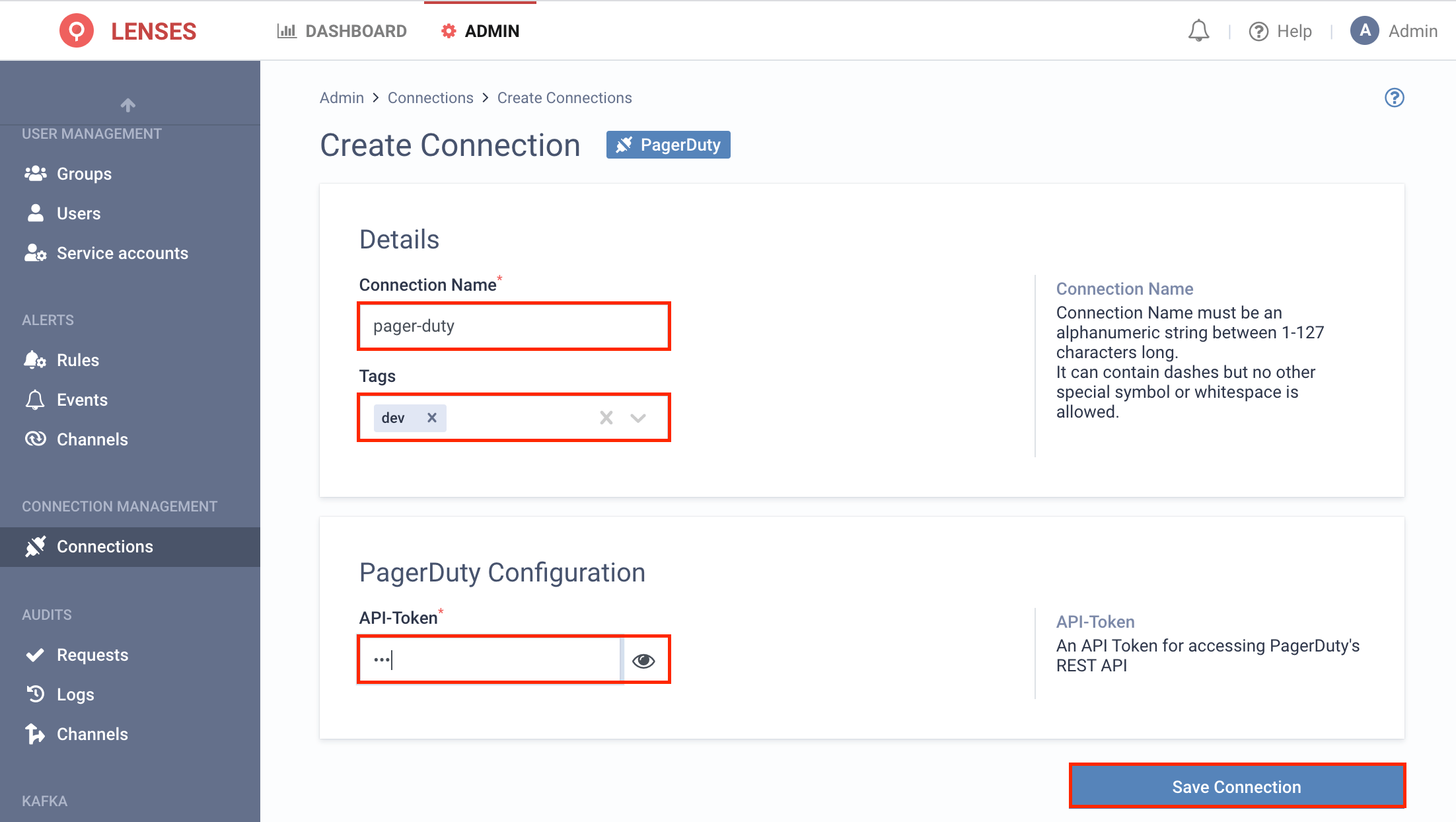 PagerDuty Connection