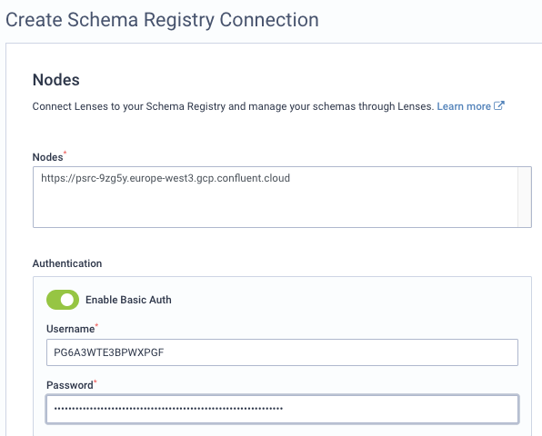 Schema Registry Nodes